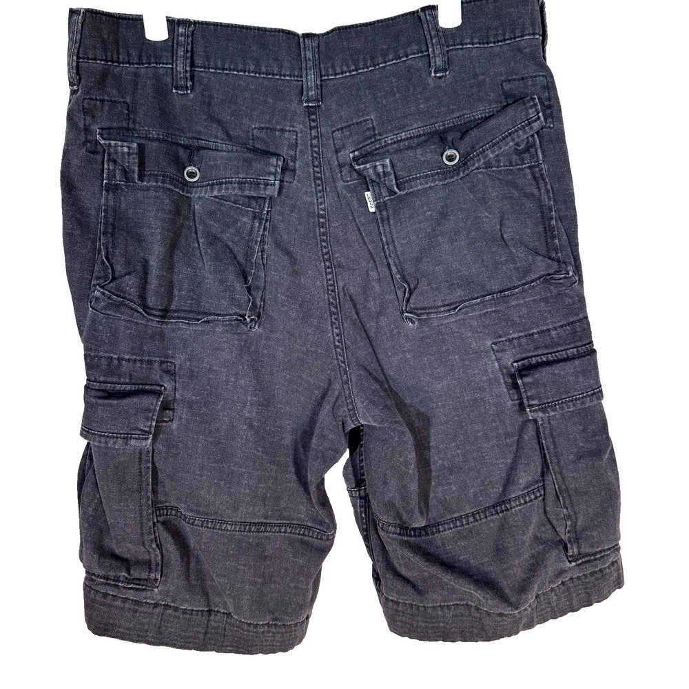 Levi's Cargo Shorts Men's 33 Black High-Rise Classic Utility Pockets Durable - Picture 2 of 7
